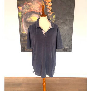 NWOT Tommy Bahamas Blue Polo Shirt  Size XL Casual Everyday Basic